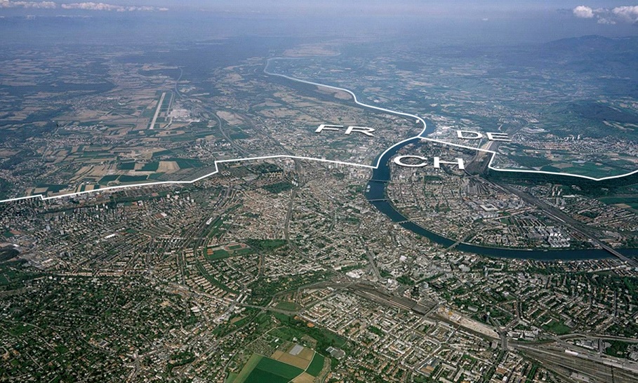 carte vue ciel L’Eurodistrict Trinational Bâle (ETB)