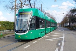 transport en commun tram ville Bale