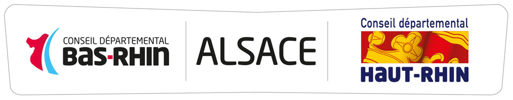 Logo conjoint Alsace Bas-Rhin 67 Haut-Rhin 68