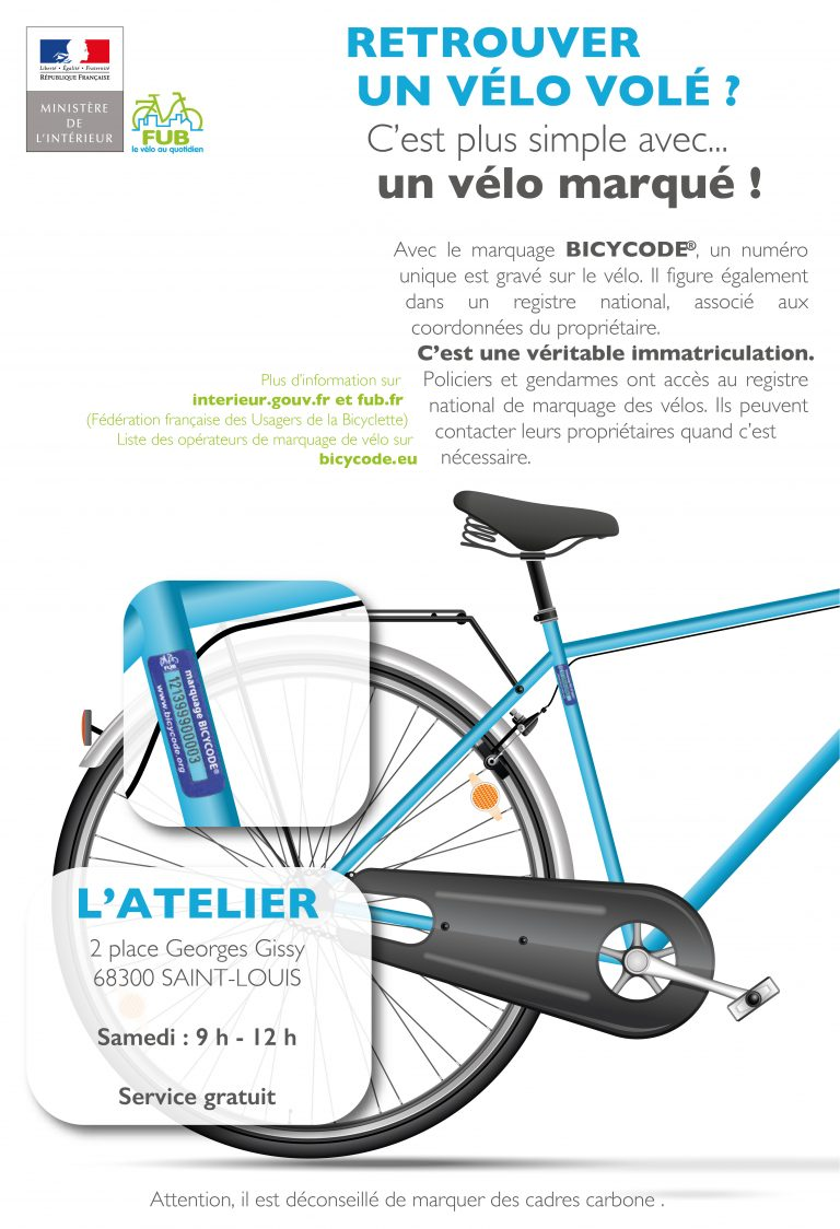 Bicycode : marquage vélo