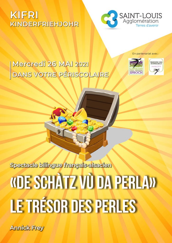 Affiche KIFRI 2021 (Kìnderfriehjohr fer unseri Sproch)