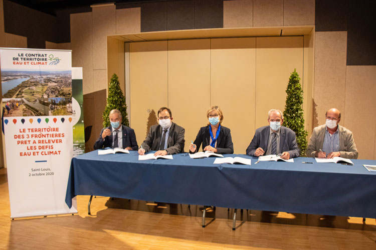 Signature du Contrat de territoire "Eau et Climat" le vendredi 2 octobre 2020